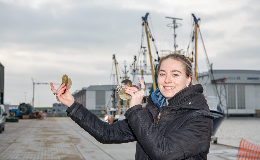Vissenschubben voor de kledingindustrie