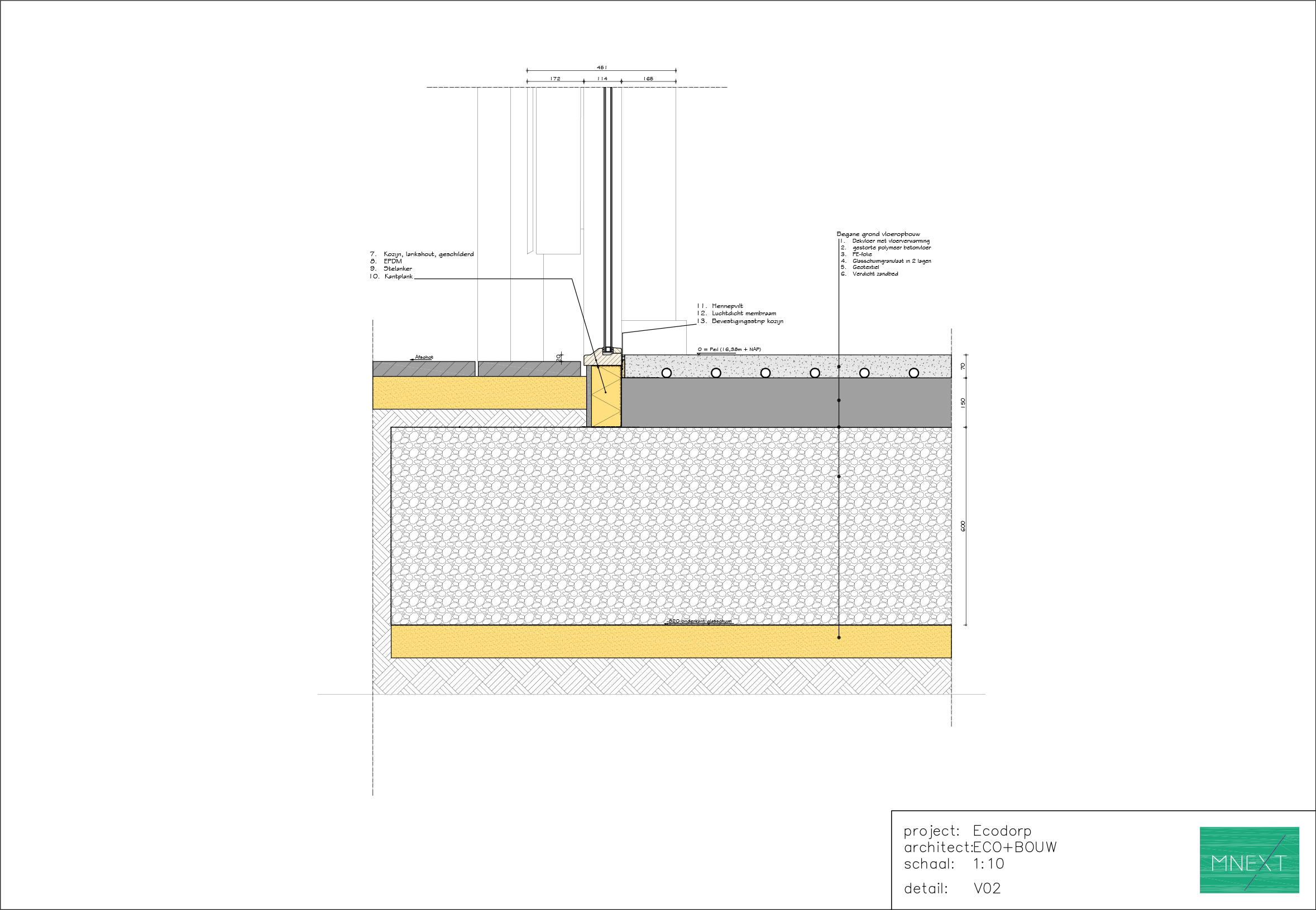 ECO+BOUW - V02 Wand maaiveld