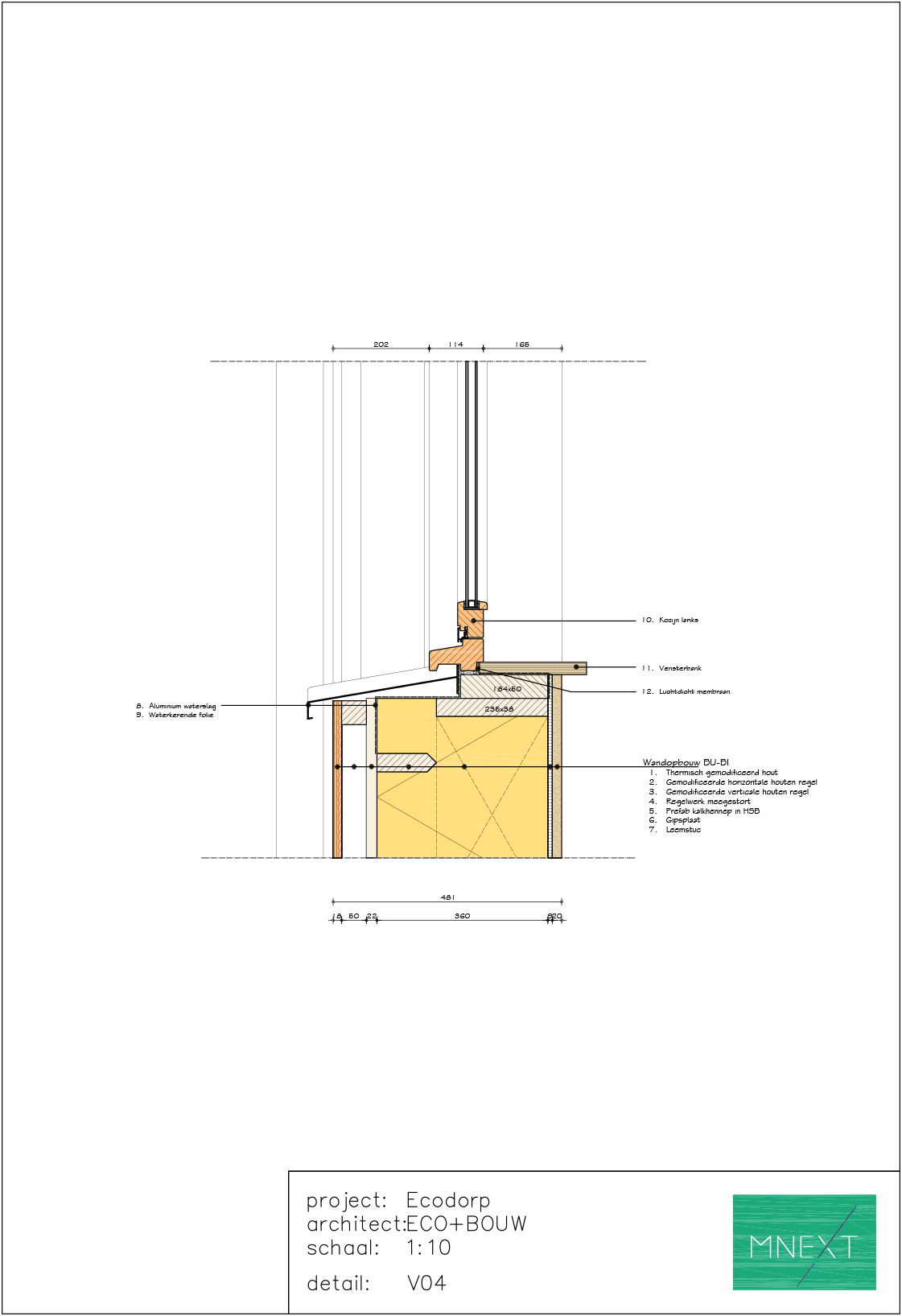 ECO+BOUW - V04 Wand raam
