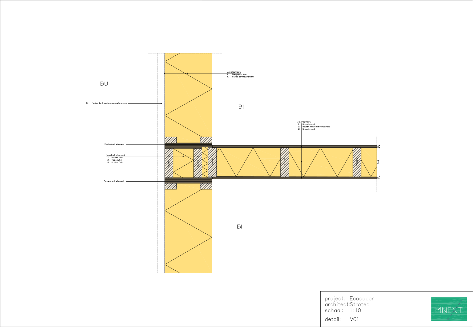Strotec - V01 Wand vloer